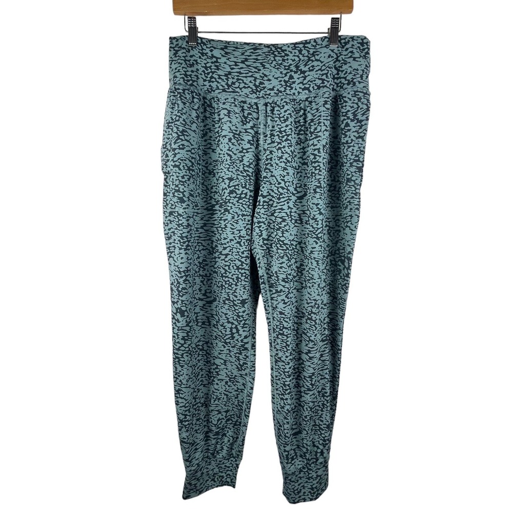 Athleta Leggings‎ Salutation Joggers XL Blue Pattern Sports Gym Running